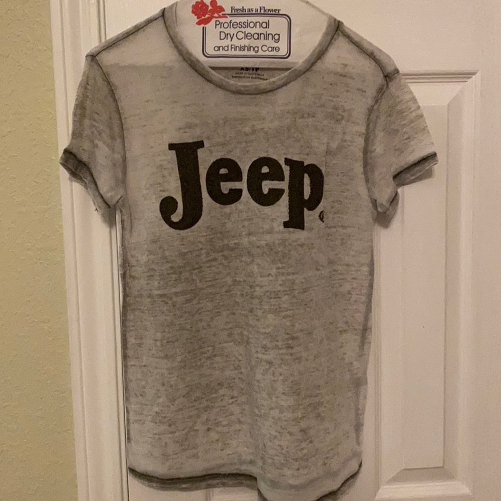 sheer crew neck short sleeve tee